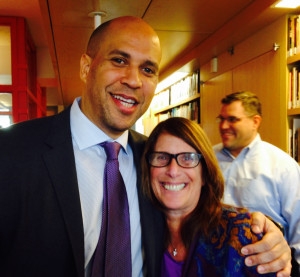 EFMNY's Pam Conford and Sen. Cory Booker in Support of CARERS Act to Reschedule Cannabis